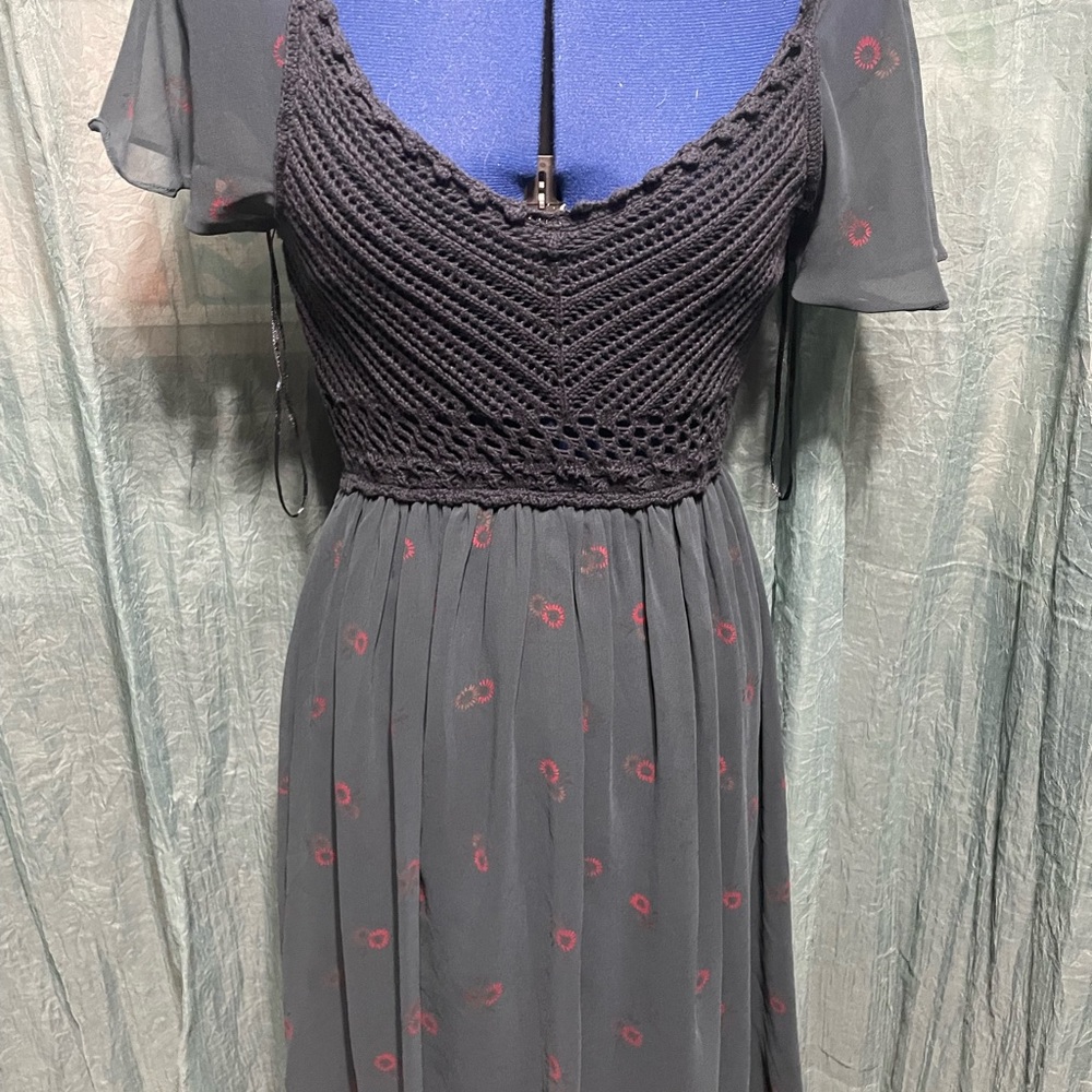 Free people dark blue dress sm